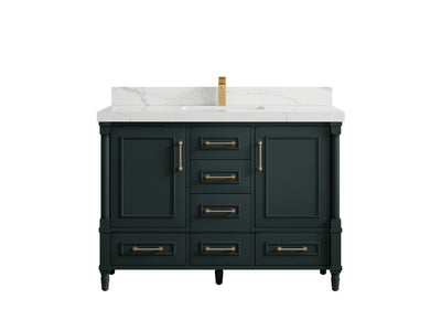 Aberdeen 48 in. W x 22 in. D Single Sink Bathroom Vanity - Willow Bath and Vanity