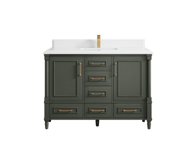 Aberdeen 48 in. W x 22 in. D Single Sink Bathroom Vanity - Willow Bath and Vanity