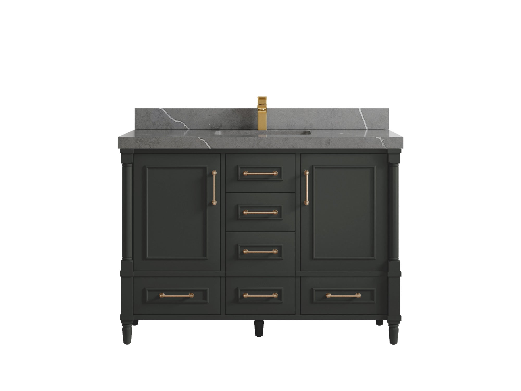 Aberdeen 48 in. W x 22 in. D Single Sink Bathroom Vanity - Willow Bath and Vanity