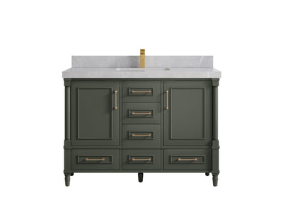 Aberdeen 48 in. W x 22 in. D Single Sink Bathroom Vanity - Willow Bath and Vanity