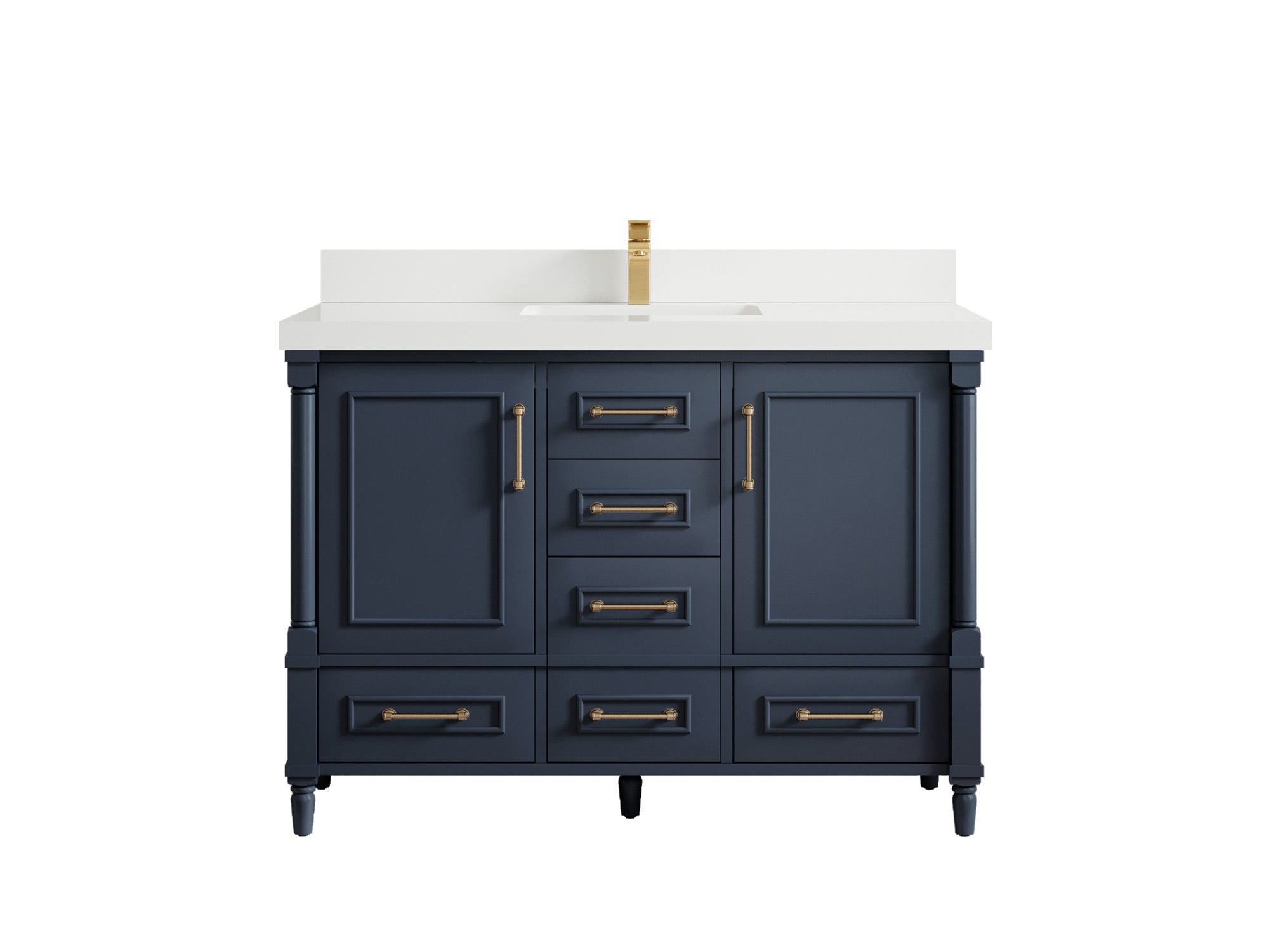 Aberdeen 48 in. W x 22 in. D Single Sink Bathroom Vanity - Willow Bath and Vanity