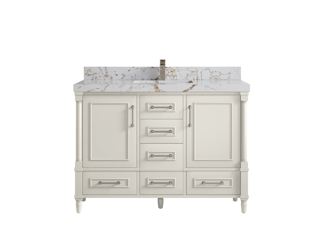 Aberdeen 48 in. W x 22 in. D Single Sink Bathroom Vanity - Willow Bath and Vanity