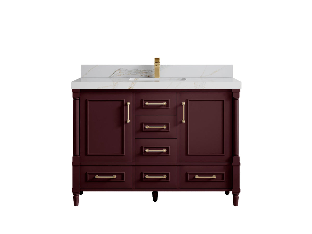 Aberdeen 48 in. W x 22 in. D Single Sink Bathroom Vanity - Willow Bath and Vanity