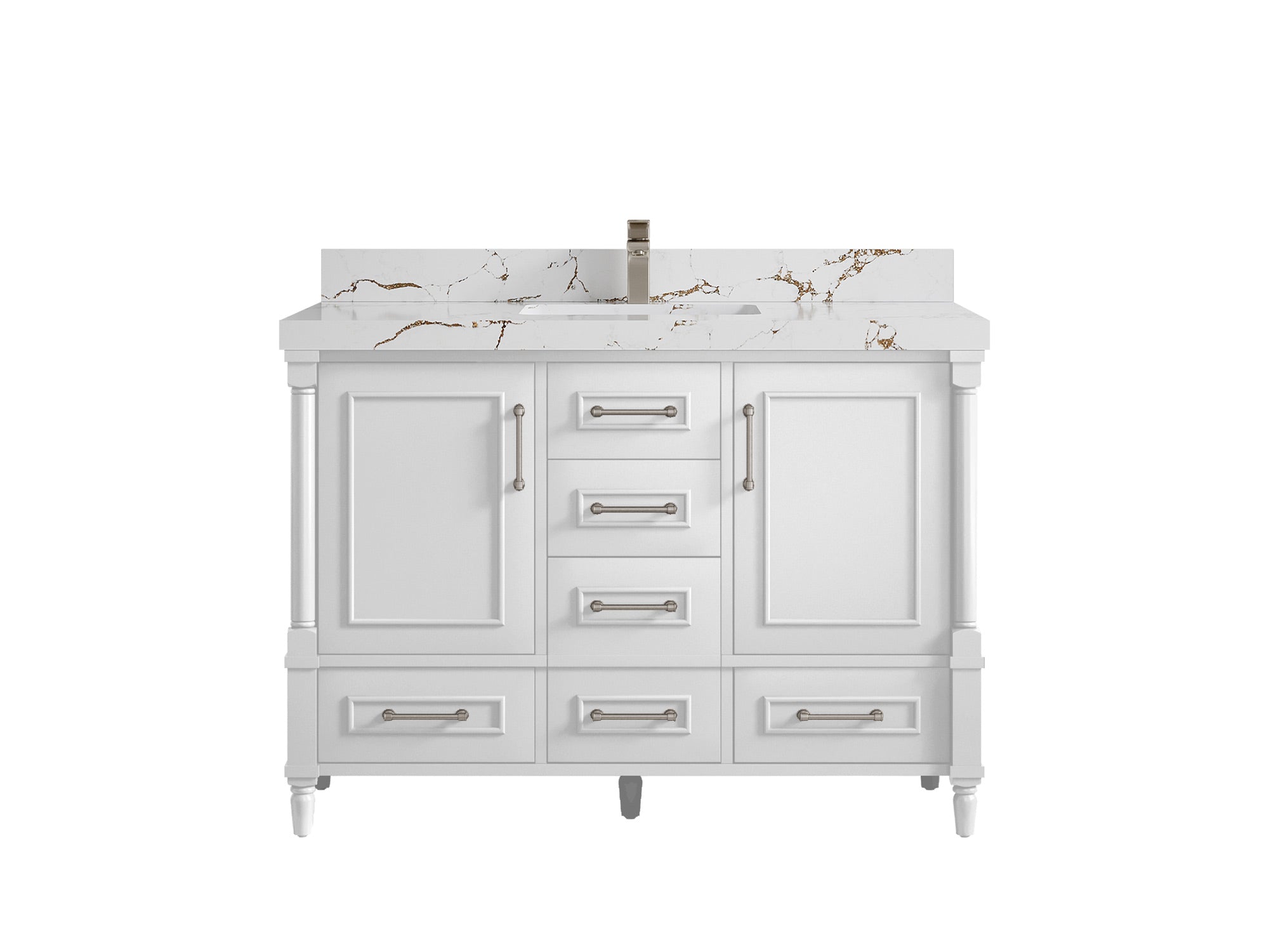 Aberdeen 48 in. W x 22 in. D Single Sink Bathroom Vanity - Willow Bath and Vanity