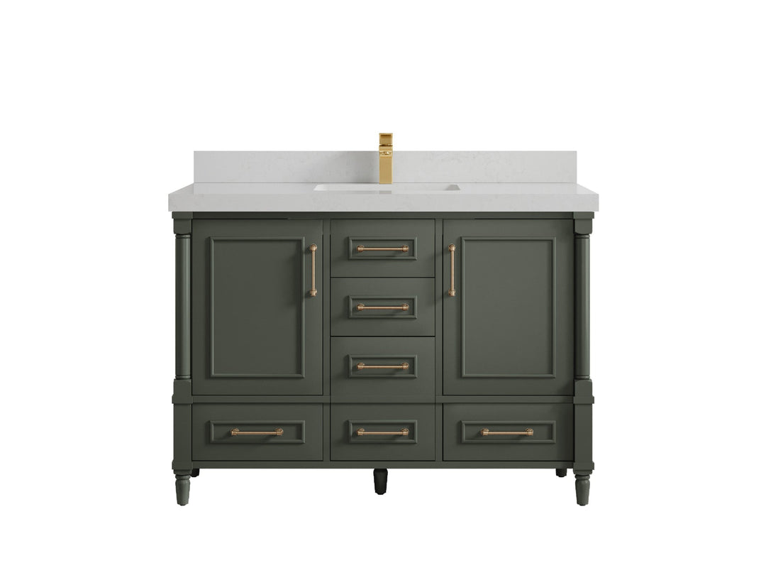 Aberdeen 48 in. W x 22 in. D Single Sink Bathroom Vanity - Willow Bath and Vanity