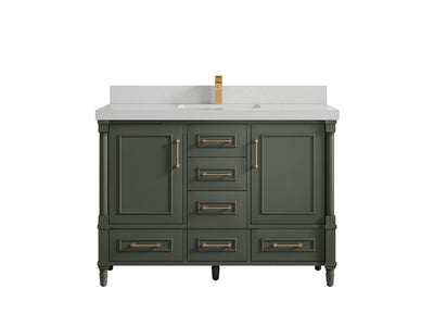 Aberdeen 48 in. W x 22 in. D Single Sink Bathroom Vanity - Willow Bath and Vanity