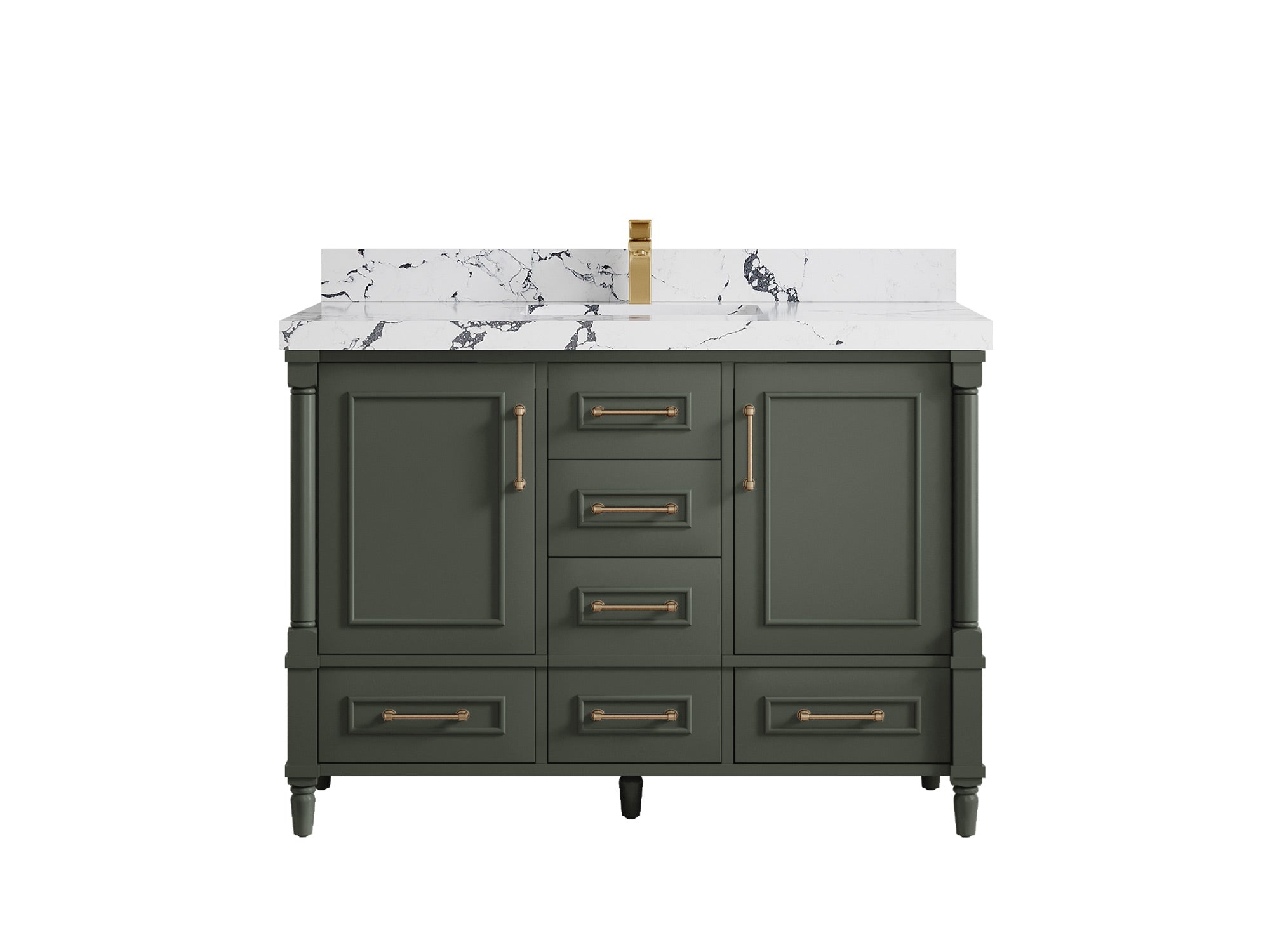 Aberdeen 48 in. W x 22 in. D Single Sink Bathroom Vanity - Willow Bath and Vanity