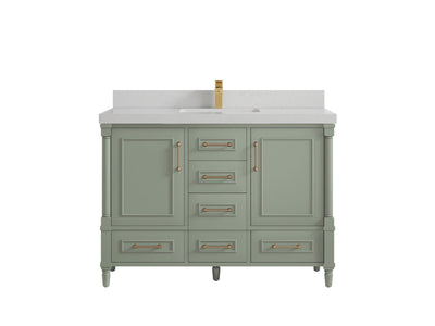 Aberdeen 48 in. W x 22 in. D Single Sink Bathroom Vanity - Willow Bath and Vanity