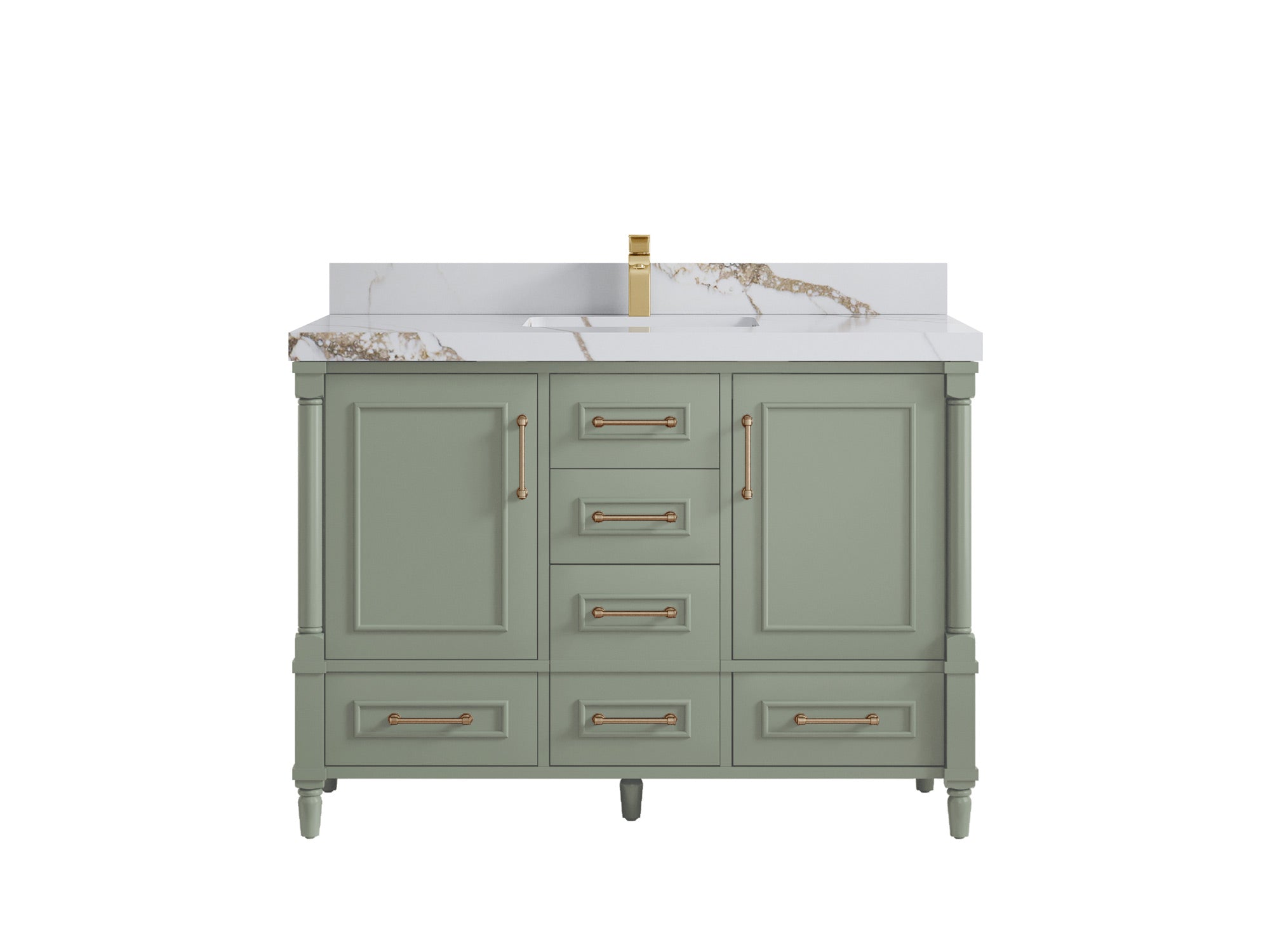 Aberdeen 48 in. W x 22 in. D Single Sink Bathroom Vanity - Willow Bath and Vanity