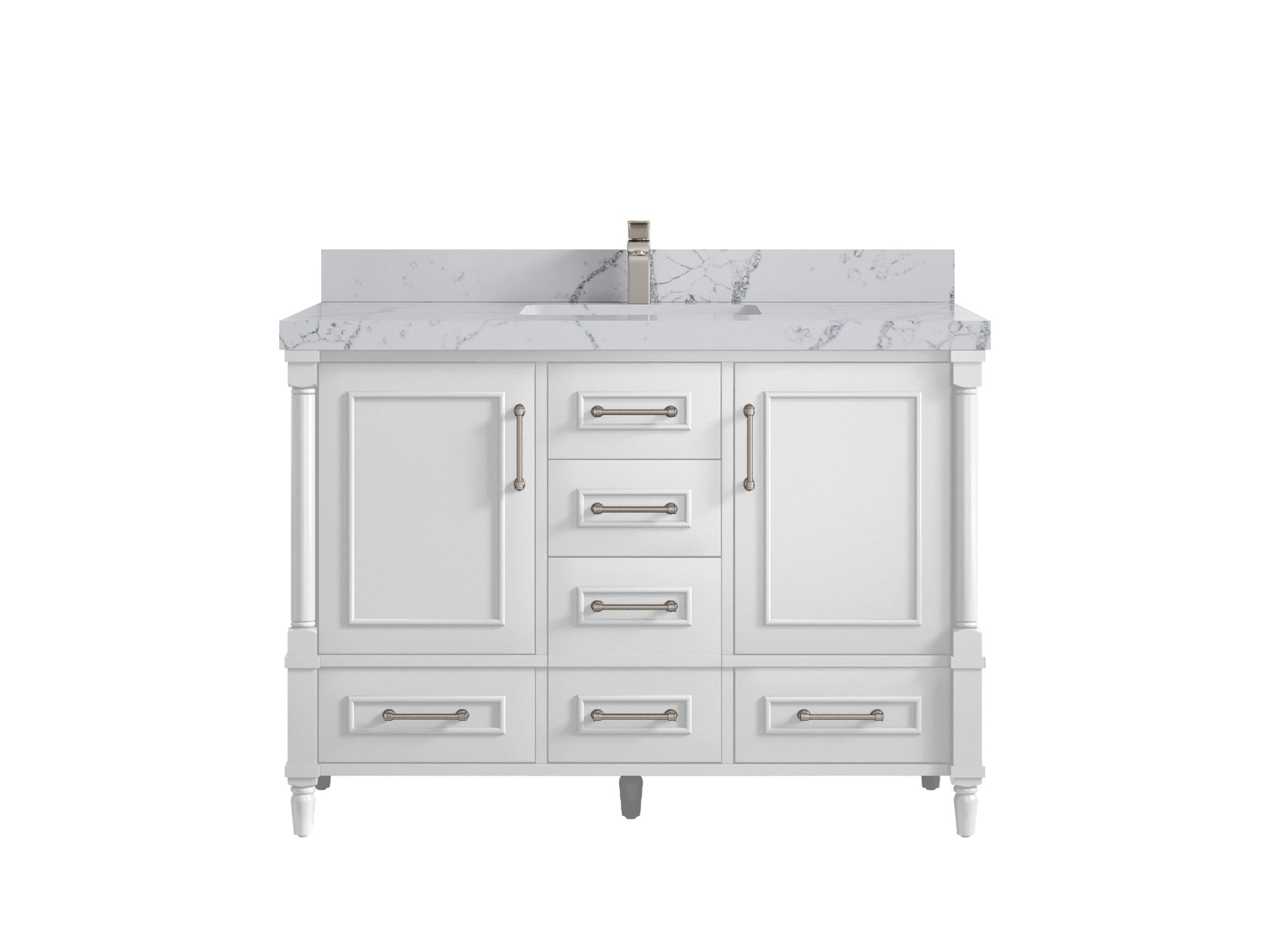 Aberdeen 48 in. W x 22 in. D Single Sink Bathroom Vanity - Willow Bath and Vanity