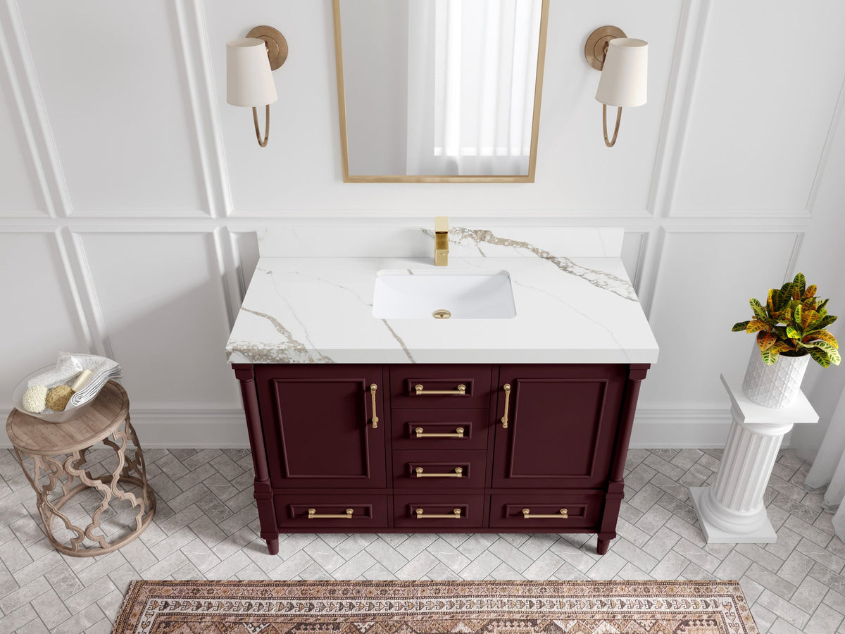 Aberdeen 48 in. W x 22 in. D Single Sink Bathroom Vanity - Willow Bath and Vanity