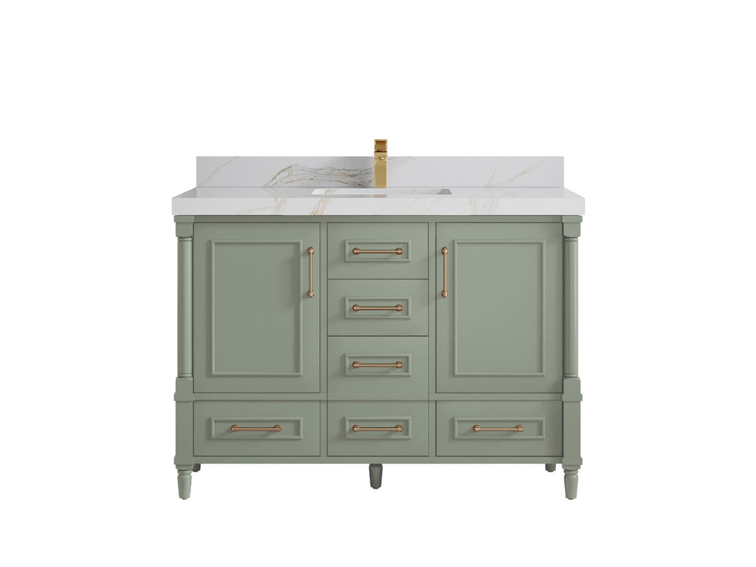 Aberdeen 48 in. W x 22 in. D Single Sink Bathroom Vanity - Willow Bath and Vanity