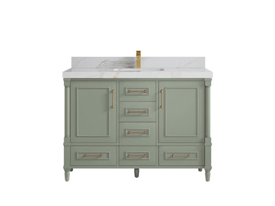 Aberdeen 48 in. W x 22 in. D Single Sink Bathroom Vanity - Willow Bath and Vanity