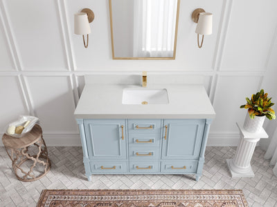 Aberdeen 48 in. W x 22 in. D Single Sink Bathroom Vanity - Willow Bath and Vanity
