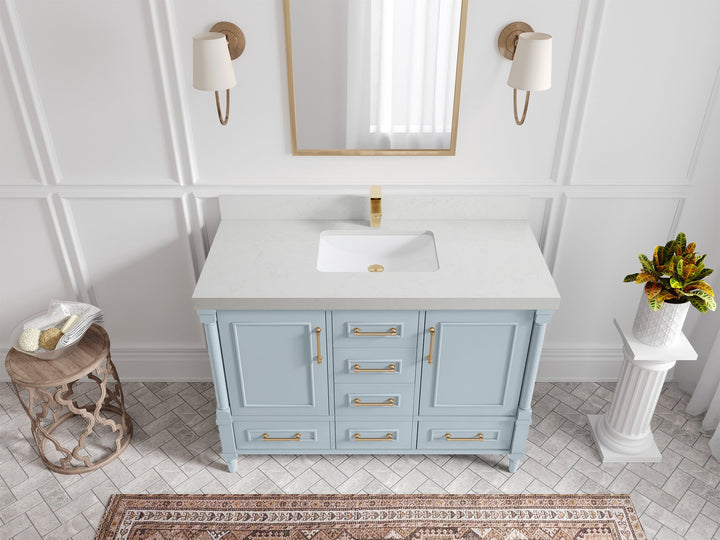 Aberdeen 48 in. W x 22 in. D Single Sink Bathroom Vanity - photo 13