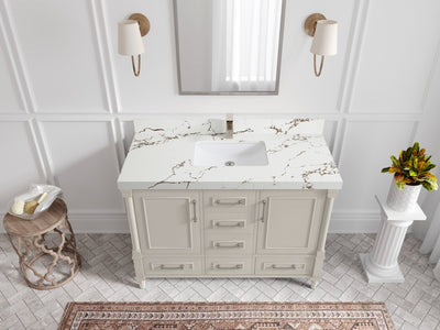Aberdeen 48 in. W x 22 in. D Single Sink Bathroom Vanity - Willow Bath and Vanity