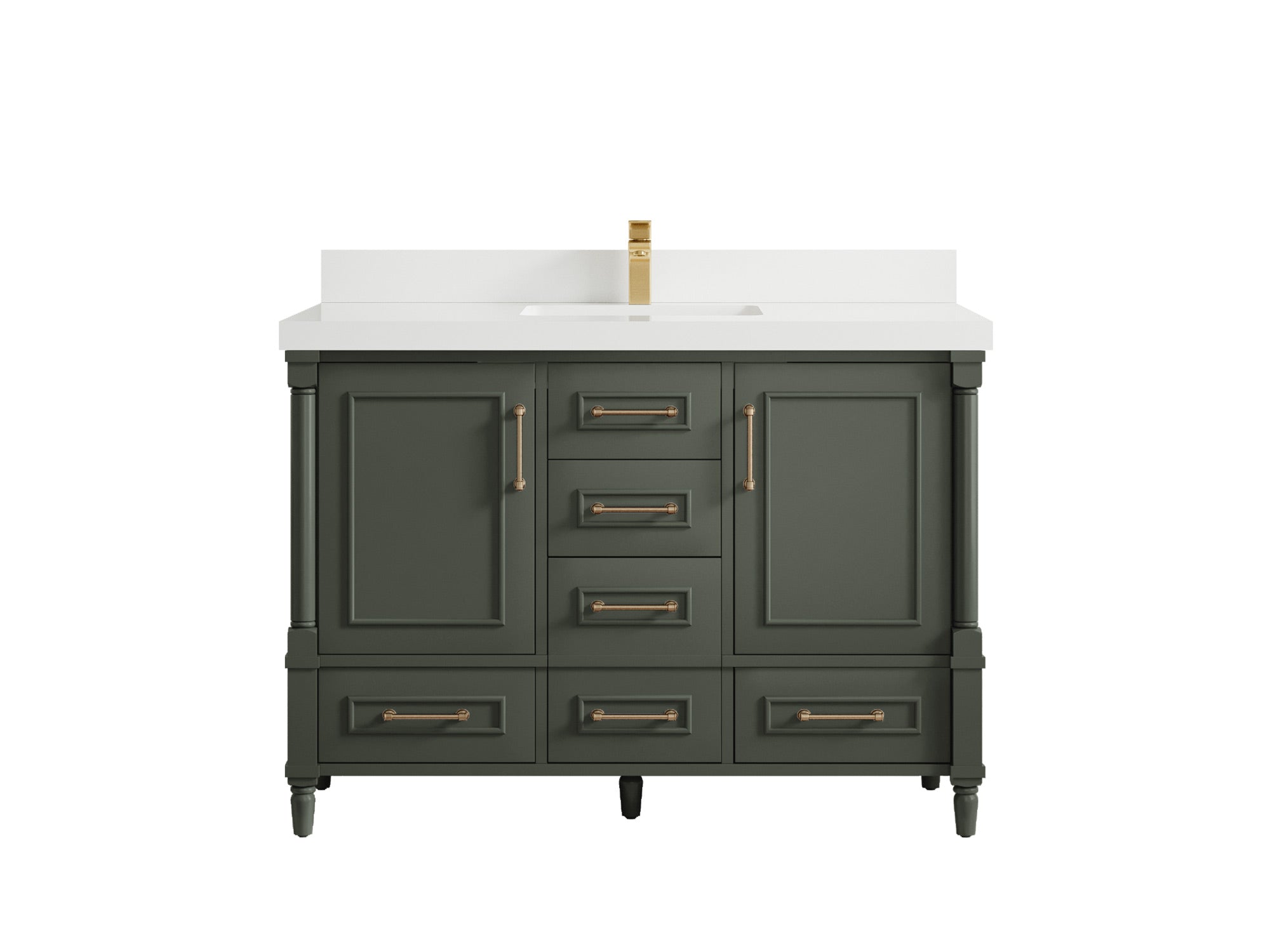 Aberdeen 48 in. W x 22 in. D Single Sink Bathroom Vanity - Willow Bath and Vanity