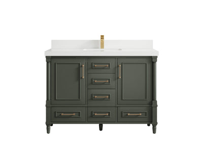 Aberdeen 48 in. W x 22 in. D Single Sink Bathroom Vanity - Willow Bath and Vanity