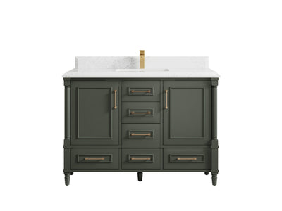 Aberdeen 48 in. W x 22 in. D Single Sink Bathroom Vanity - Willow Bath and Vanity