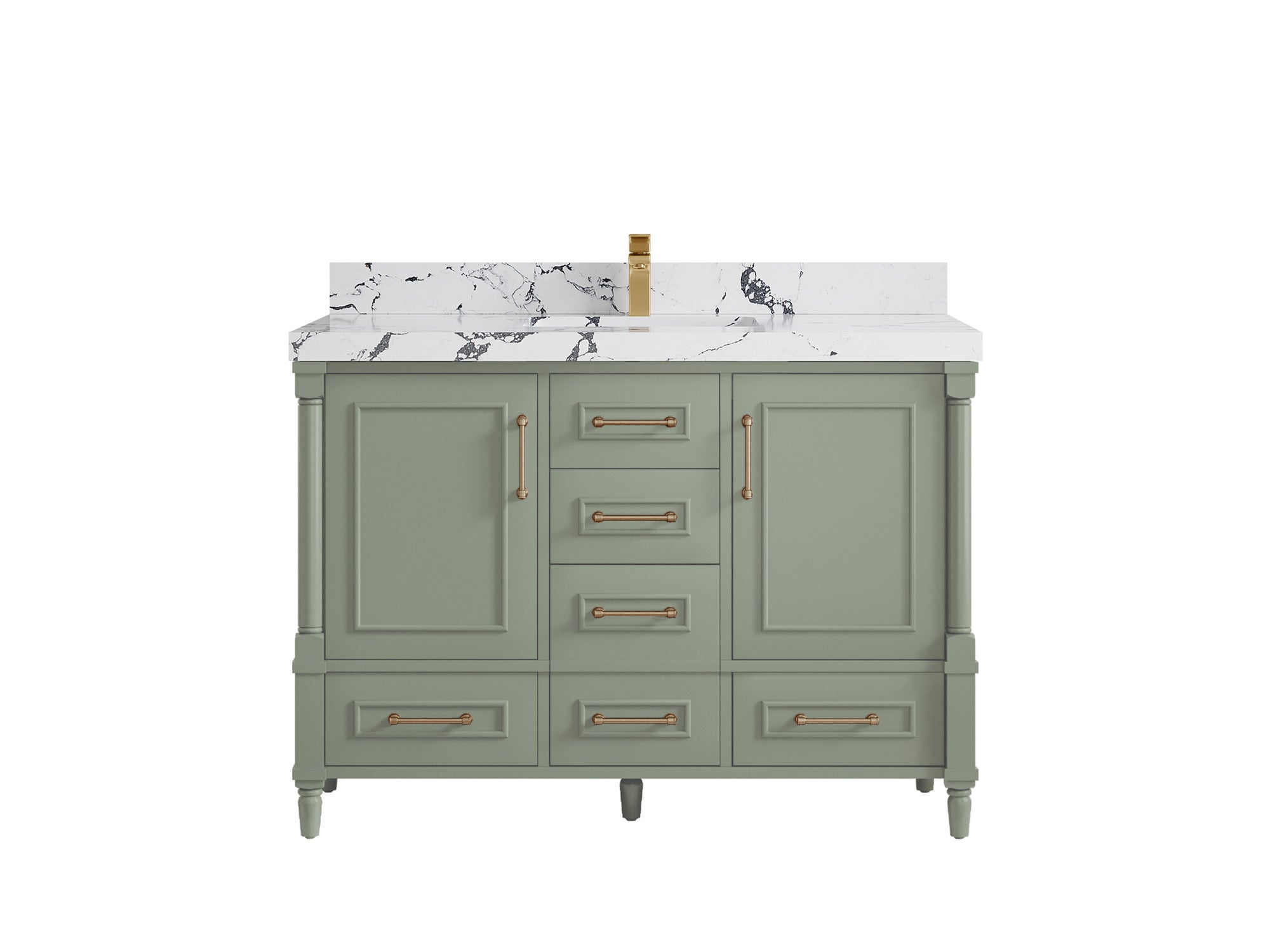 Aberdeen 48 in. W x 22 in. D Single Sink Bathroom Vanity - Willow Bath and Vanity