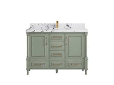 Aberdeen 48 in. W x 22 in. D Single Sink Bathroom Vanity - Willow Bath and Vanity