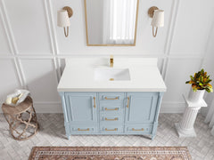 Aberdeen 48 in. W x 22 in. D Single Sink Bathroom Vanity - photo 43