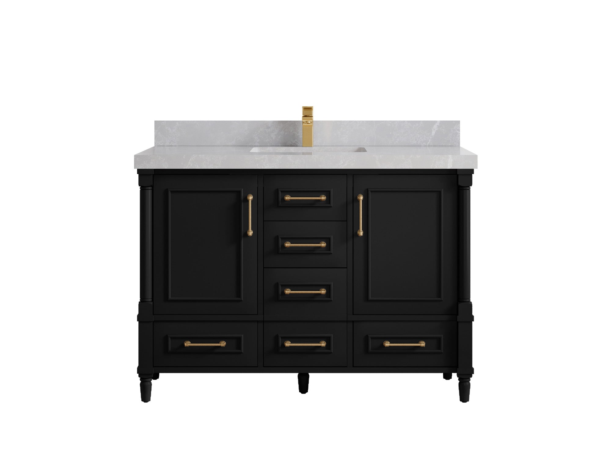 Aberdeen 48 in. W x 22 in. D Single Sink Bathroom Vanity - Willow Bath and Vanity