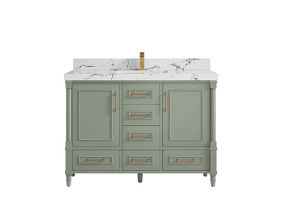 Aberdeen 48 in. W x 22 in. D Single Sink Bathroom Vanity - Willow Bath and Vanity