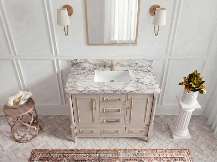 Aberdeen 48 in. W x 22 in. D Single Sink Bathroom Vanity - photo 24