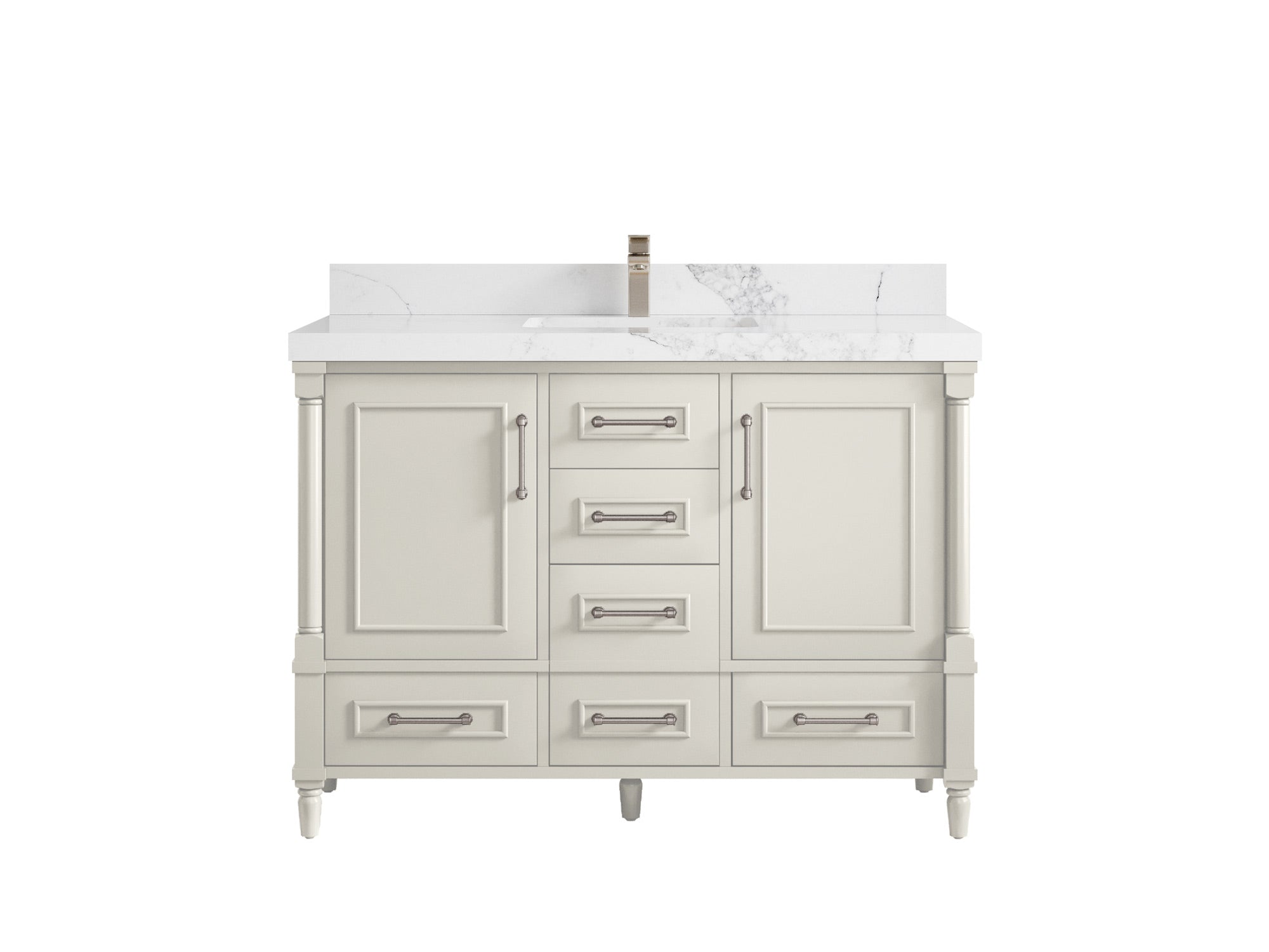 Aberdeen 48 in. W x 22 in. D Single Sink Bathroom Vanity - Willow Bath and Vanity
