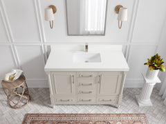 Aberdeen 48 in. W x 22 in. D Single Sink Bathroom Vanity - photo 42