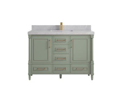 Aberdeen 48 in. W x 22 in. D Single Sink Bathroom Vanity - Willow Bath and Vanity