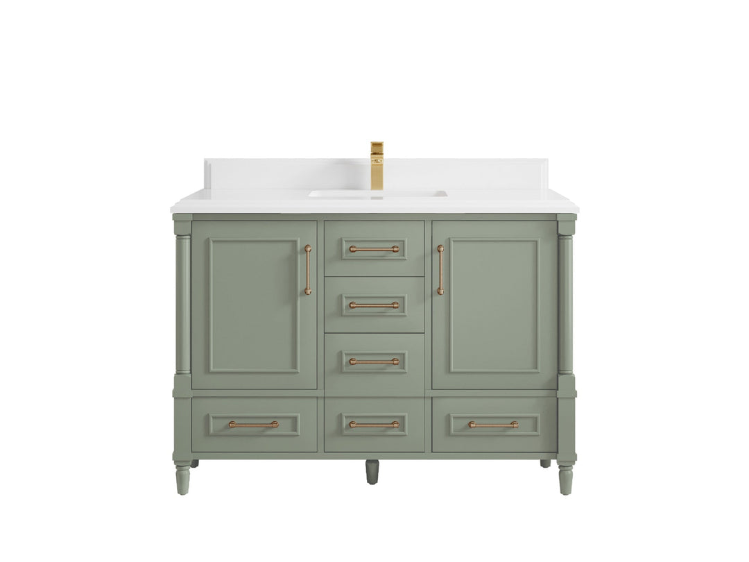Aberdeen 48 in. W x 22 in. D Single Sink Bathroom Vanity - Willow Bath and Vanity