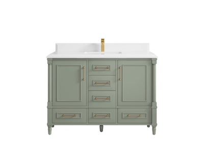 Aberdeen 48 in. W x 22 in. D Single Sink Bathroom Vanity - Willow Bath and Vanity