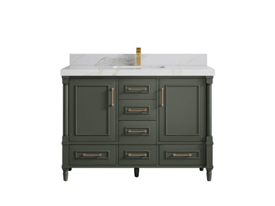 Aberdeen 48 in. W x 22 in. D Single Sink Bathroom Vanity - Willow Bath and Vanity