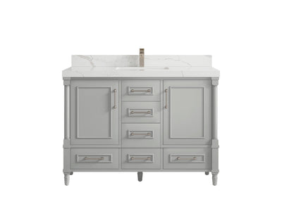 Aberdeen 48 in. W x 22 in. D Single Sink Bathroom Vanity - Willow Bath and Vanity