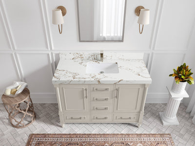 Aberdeen 48 in. W x 22 in. D Single Sink Bathroom Vanity - Willow Bath and Vanity