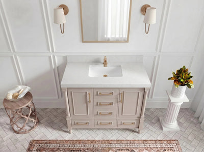 Aberdeen 48 in. W x 22 in. D Single Sink Bathroom Vanity - Willow Bath and Vanity