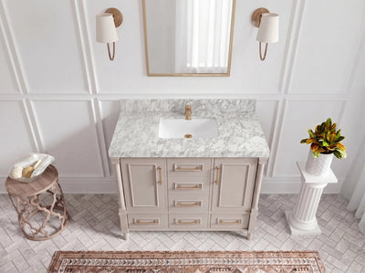 Aberdeen 48 in. W x 22 in. D Single Sink Bathroom Vanity - Willow Bath and Vanity