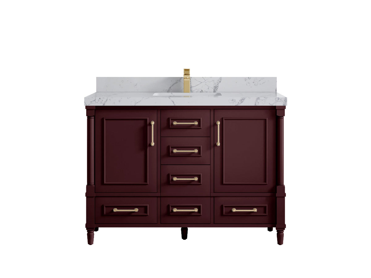 Aberdeen 48 in. W x 22 in. D Single Sink Bathroom Vanity - Willow Bath and Vanity