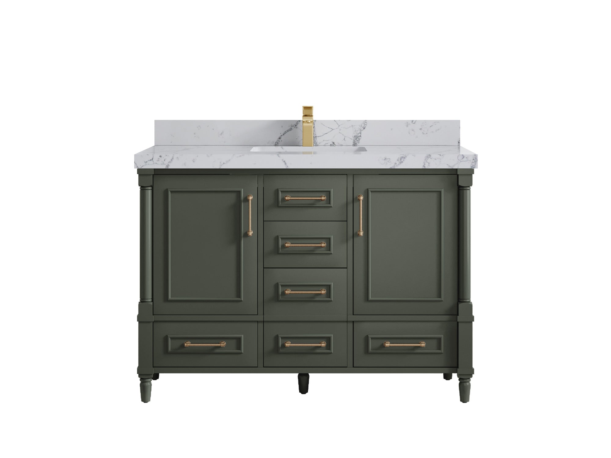 Aberdeen 48 in. W x 22 in. D Single Sink Bathroom Vanity - Willow Bath and Vanity
