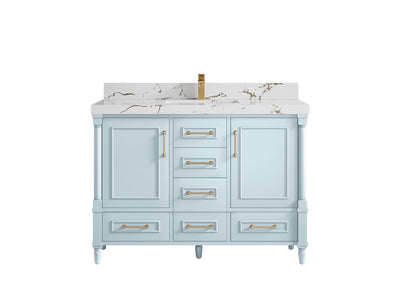 Aberdeen 48 in. W x 22 in. D Single Sink Bathroom Vanity - Willow Bath and Vanity