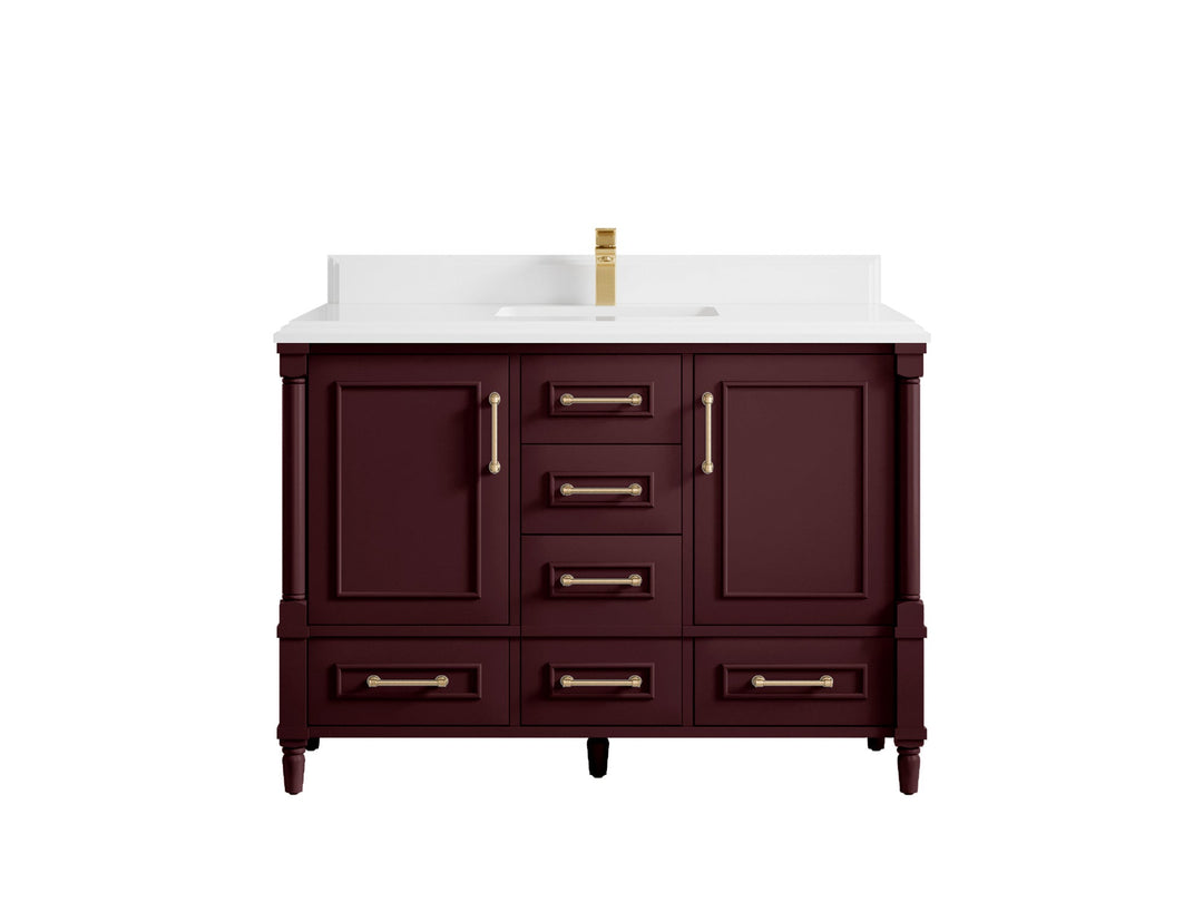 Aberdeen 48 in. W x 22 in. D Single Sink Bathroom Vanity - Willow Bath and Vanity
