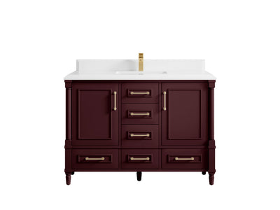 Aberdeen 48 in. W x 22 in. D Single Sink Bathroom Vanity - Willow Bath and Vanity