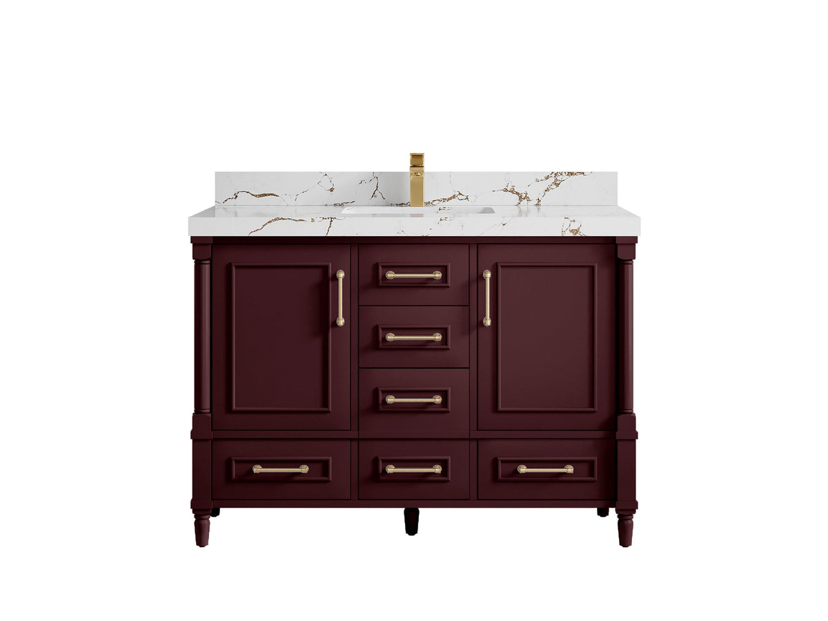 Aberdeen 48 in. W x 22 in. D Single Sink Bathroom Vanity - Willow Bath and Vanity