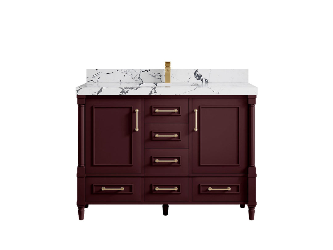 Aberdeen 48 in. W x 22 in. D Single Sink Bathroom Vanity - Willow Bath and Vanity