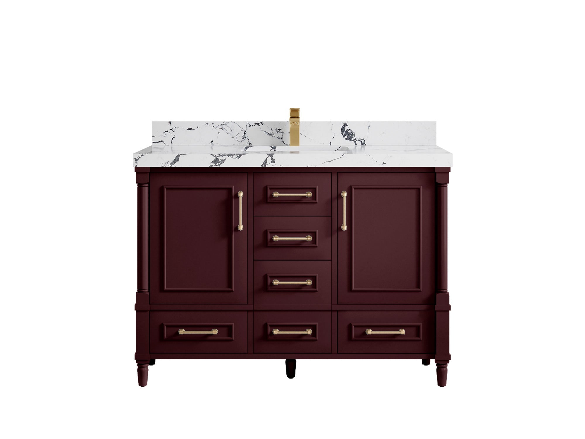 Aberdeen 48 in. W x 22 in. D Single Sink Bathroom Vanity - Willow Bath and Vanity