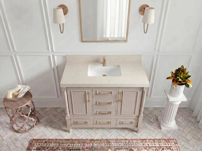 Aberdeen 48 in. W x 22 in. D Single Sink Bathroom Vanity - Willow Bath and Vanity