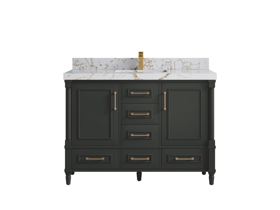 Aberdeen 48 in. W x 22 in. D Single Sink Bathroom Vanity - Willow Bath and Vanity