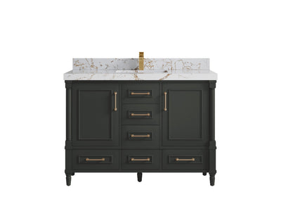 Aberdeen 48 in. W x 22 in. D Single Sink Bathroom Vanity - Willow Bath and Vanity
